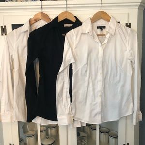 Lot of 3 Banana Republic Button-Down Shirts
